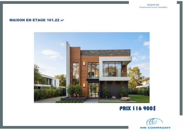 MAISON EN ETAGE 161.22 m²
