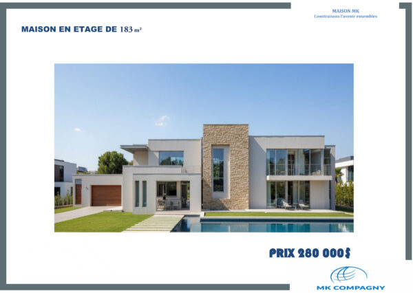 MAISON EN ETAGE DE 183 m²